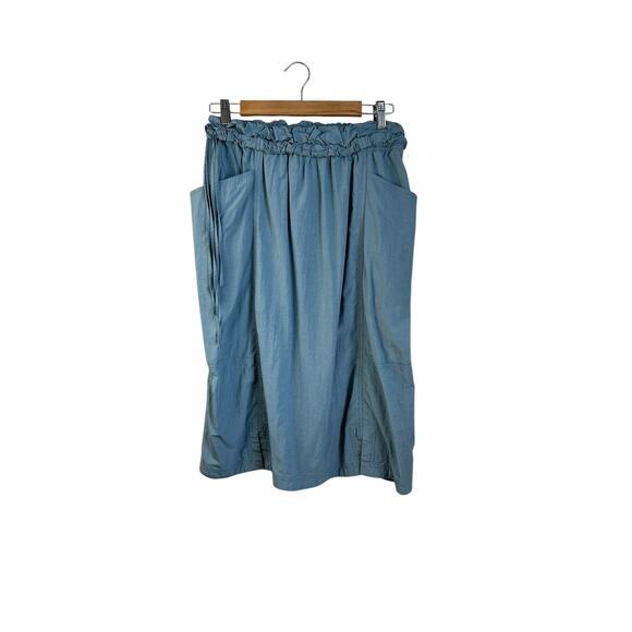 Current Air Blue Y2k Skirt Size Medium Parachute Cargo Midi Whimsigoth Fairycore - Picture 6 of 11